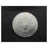 2020 Beautiful Uncirculated 1 Oz. Silver American Eagle  Greysheet Wholesale Value is $96.40