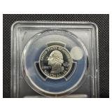 1999-S Silver Connecticut Washington Quarter PCGS PR69DCAM - PCGS Price Guide Value for a PR69DCAM is $20