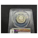 1999-S Silver Connecticut Washington Quarter PCGS PR69DCAM - PCGS Price Guide Value for a PR69DCAM is $20