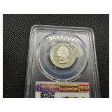 1999-S Silver Delaware Washington Quarter PCGS PR69DCAM - PCGS Price Guide Value for a PR69DCAM is $25