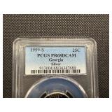 1999-S Silver Georgia Washington Quarter PCGS PR69DCAM - PCGS Price Guide Value for a PR69DCAM is $25