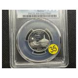 2006-S Silver Nebraska Washington Quarter PCGS PR69DCAM - PCGS Price Guide Value for a PR69DCAM is $25
