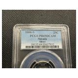 2006-S Silver Nevada Washington Quarter PCGS PR69DCAM - PCGS Price Guide Value for a PR69DCAM is $25