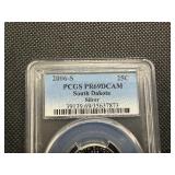 2006-S Silver South Dakota Washington Quarter PCGS PR69DCAM - PCGS Price Guide Value for a PR69DCAM is $25