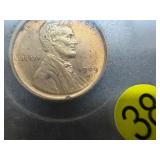 1909-S Lincoln Cent USCG MS63 RD - Greysheet Wholesale Value for an MS63 RB is $345