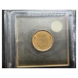 1909-S Lincoln Cent USCG MS63 RD - Greysheet Wholesale Value for an MS63 RB is $345