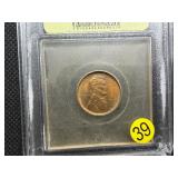 1910-S Lincoln Cent USCG MS64+ RD - Greysheet Wholesale Value for an MS64 RB is $150