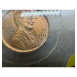 1910-S Lincoln Cent USCG MS64+ RD - Greysheet Wholesale Value for an MS64 RB is $150