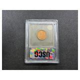 1910-S Lincoln Cent USCG MS64+ RD - Greysheet Wholesale Value for an MS64 RB is $150