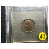 1911-P Lincoln Cent USCG MS66  RD- Greysheet Wholesale Value for an MS66 RB is $300