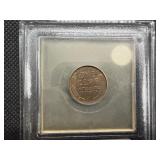 1911-P Lincoln Cent USCG MS66  RD- Greysheet Wholesale Value for an MS66 RB is $300