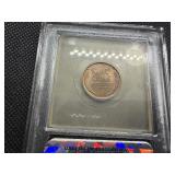 1911-P Lincoln Cent USCG MS66  RD- Greysheet Wholesale Value for an MS66 RB is $300
