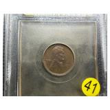1911-D Lincoln Cent USCG MS65  RD- Greysheet Wholesale Value for an MS65 RB is $475!!