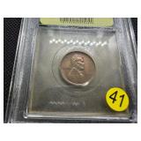 1911-D Lincoln Cent USCG MS65  RD- Greysheet Wholesale Value for an MS65 RB is $475!!