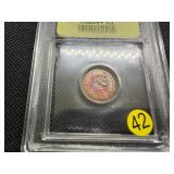 1911-S Lincoln Cent USCG MS64+ RD - Greysheet Wholesale Value for an MS64 RD is $625!!