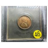 1915-D Lincoln Cent USCG MS66  RD- Greysheet Wholesale Value for an MS66 RB is $1200!!