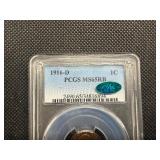 1916-D Lincoln Cent PCGS MS65RB CAC -  PCGS Price Guide Value for an MS65RB is $625!!