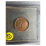 1916-S Lincoln Cent USCG MS63  RD- Greysheet Wholesale Value for an MS63 RB is $160