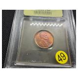 1916-S Lincoln Cent USCG MS63  RD- Greysheet Wholesale Value for an MS63 RB is $160