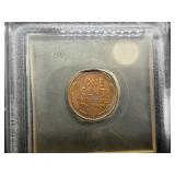 1916-S Lincoln Cent USCG MS63  RD- Greysheet Wholesale Value for an MS63 RB is $160