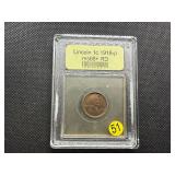 1918 Lincoln Cent USCG MS65+ RD - Greysheet Wholesale Value for an MS65 RB is $200