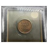 1918 Lincoln Cent USCG MS65+ RD - Greysheet Wholesale Value for an MS65 RB is $200