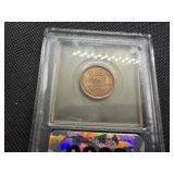 1918 Lincoln Cent USCG MS65+ RD - Greysheet Wholesale Value for an MS65 RB is $200