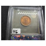 1920-P Lincoln Cent USCG MS66  RD- Greysheet Wholesale Value for an MS66 RD is $525