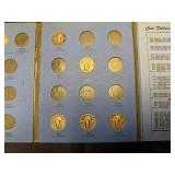 Partial Set of 17 Silver Standing Liberty Quarters including several better date early coins and the 1927-S in Whitman Book - Greysheet Wholesale Value for these coins at G4 is approx. $369.40