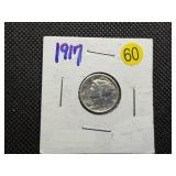 1917 High Grade Silver Mercury Dime