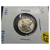 1941 Silver Mercury Dime Marked MS65 FSB When Purchased - Greysheet Wholesale Value for An MS65 FSB is $34