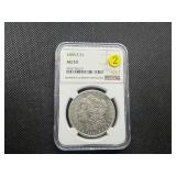 Key Date 1884-S Silver Morgan Dollar - NGC AU53 - NGC Price Guide Value for an AU53 is $245