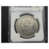 Key Date 1884-S Silver Morgan Dollar - NGC AU53 - NGC Price Guide Value for an AU53 is $245