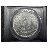 Beautiful Gem+ 1886 Silver Morgan Dollar - PCGS MS66 - PCGS Price Guide Value for an MS66 is $475