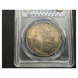 1896 Silver Morgan Dollar - PCGS MS65 - PCGS Price Guide Value for an MS65 is $225