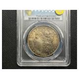 1896 Silver Morgan Dollar - PCGS MS65 - PCGS Price Guide Value for an MS65 is $225