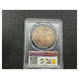 1896 Silver Morgan Dollar - PCGS MS65 - PCGS Price Guide Value for an MS65 is $225