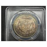1896 Silver Morgan Dollar - PCGS MS65 - PCGS Price Guide Value for an MS65 is $225