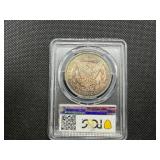 1896 Silver Morgan Dollar - PCGS MS65 - PCGS Price Guide Value for an MS65 is $225