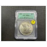 1925 Silver Peace Dollar - ICG MS64 - Greysheet Wholesale Value for an MS64 is $101