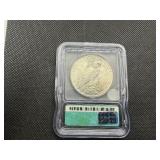 1925 Silver Peace Dollar - ICG MS64 - Greysheet Wholesale Value for an MS64 is $101