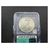 1925 Silver Peace Dollar - ICG MS64 - Greysheet Wholesale Value for an MS64 is $101