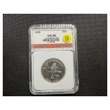 Rare 1935 Old Spanish Trail Commemorative Half Dollar AGP MS65 - Greysheet Wholesale Value for an MS65 is $1,150!!!
