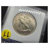 1939 Walking Liberty Silver Half Dollar  PCGC MS66 - Greysheet Wholesale Value for an MS66 is $250