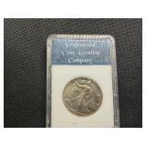 1939 Walking Liberty Silver Half Dollar  PCGC MS66 - Greysheet Wholesale Value for an MS66 is $250