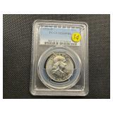 1958-D Franklin Silver Half Dollar  PCGS MS64 FBL -  PCGS Price Guide Value for an MS64 FBL is $55