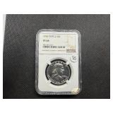 1956 Type 2 Proof Franklin Silver Half Dollar  NGC PF68 -  NGC Price Guide Value for a PF68 is $125