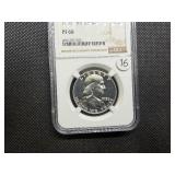 1956 Type 2 Proof Franklin Silver Half Dollar  NGC PF68 -  NGC Price Guide Value for a PF68 is $125