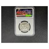 1956 Type 2 Proof Franklin Silver Half Dollar  NGC PF68 -  NGC Price Guide Value for a PF68 is $125