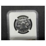 1956 Type 2 Proof Franklin Silver Half Dollar  NGC PF68 -  NGC Price Guide Value for a PF68 is $125
